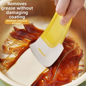 Heat-resistant Silicone Scraper for Cleaning