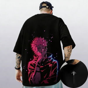 Bandai | Gojo Satoru Jujutsu Kaisen Print Short Sleeves T-shirt Cotton Kid Clothes Funny Round Neck Harajuku Y2K New Arrival Tee Tops