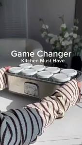 Máy Làm Sữa Chua Kỹ Thuật Số 2L Dung Tích Lớn Với Chức Năng Điều Khiển Nhiệt Độ Và Hẹn Giờ Tự Động 0-48 Giờ Dễ Vệ Sinh Dụng Cụ Làm Sữa Chua Hy Lạp