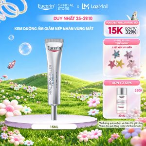 Kem dưỡng ngăn ngừa lão hóa vùng mắt Eucerin Hyaluron 3X Filler Eye Cream 15ml
