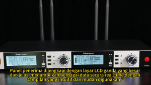 PB6 mic wirelessvocal suara terbaik Dual handheld microphone wireless mic karaoke