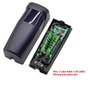 Cảm Biến Quang Điện An Toàn Cửa Tự Động Không Dây Chạy Pin IP54 Hồng Ngoại 2026 Cho Cổng Cửa Nhà Để Xe Rào Chắn