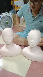 Đầu manocanh học massage manocanh nửa người manocanh vai gáy học massage bấm huyệt