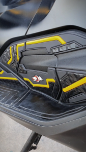 Lower Deck PCX 160 Rubber Karet Murah Keren Motor Kanan Kiri