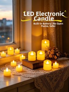 BEAUTY IN THE LIGHT | Romantic LED Electronic Candle Light Simulation