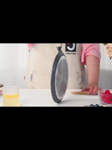 Non-Stick Pancake Pan Tortilla Pan with Removable Handle Ceramic Coated Pancake Pan Safe for All Stovetops Induction Compatible