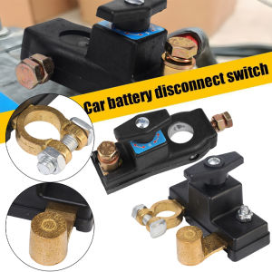 Universal Car Battery Disconnect Switch 12V 24V Car Battery Cut Off Switch Compact Disconnect Isolator for Cars Trucks Boats