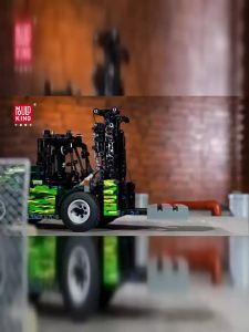 Mould King | Remote Control Electric Engineering Military Forklift Model Building Blocks