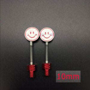 น๊อต อุดกระจกมีเนียมอมยิ้ม น็อตปิดรูกระจก 10 มม. HONDA/YAMAHA/Xmax ใช้กันทั่วไป น็อตมิเนียม น๊อตมมน่ารัก น๊อตตกแต่งกระจกมองหลังรถจักรยานยนต์ น็อตเลส(ราคาต่อ 1คู่)