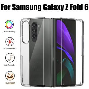 For Magsafe Wireless Charging Transparent Case For Samsung Galaxy Z Fold 6 Fold6 5G Clear Back Protector Cover
