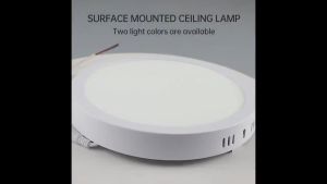OOKAS Upgraded Surface Downlight White Pin Light Led Ceiling Mounted Recessed Indoor Light 6-24W