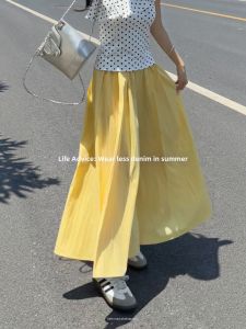 YAYANGREN | High Waist Summer Icy Silk Skirt Pants