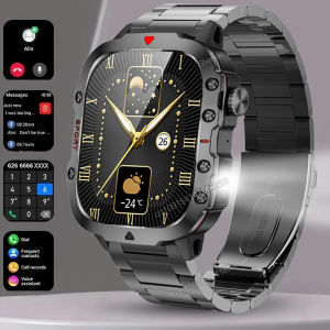 New Military GPS Smart Watch Men Flashlight Waterproof Outdoor Sport Tracker Bluetooth Call Smartwatch Man Women For Android IOS
