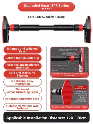 KDST | No-drill Wall Mounted Pull Up Bar for Kids Indoor Use
