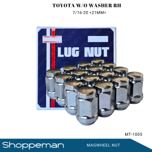 UNIVERSAL TOYOTA MAG WHEEL NUT LUG NUT WITHOUT WASHER RH 7/16-20 21mm MT-1005