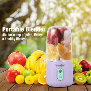 Sonifer Portable Juicer Blender Rechargeable Mini Fruit Juicer For Mixed juice and Baby food Protein shake Free Travel Cup