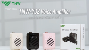 TNW Y20/Y27/Y32 Wireless Voice Amplifier Portable Mini Megaphone Booster With Lapel Mic For Teaching
