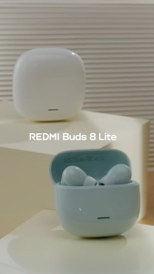 Xiaomi REDMI Buds 8 Lite | Up to 42dB active noise cancellation Dual-mic Al noise reduction 12.4mm titanium-diaphragm Up to 36 hour battery life