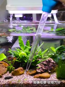 Aquarium Siphon Lengthen Pipettes Fish Tank Vacuum Cleaner Simple Cleaning Tool for Aquarium Water Changer 29cm 54cm 30ml 50ml