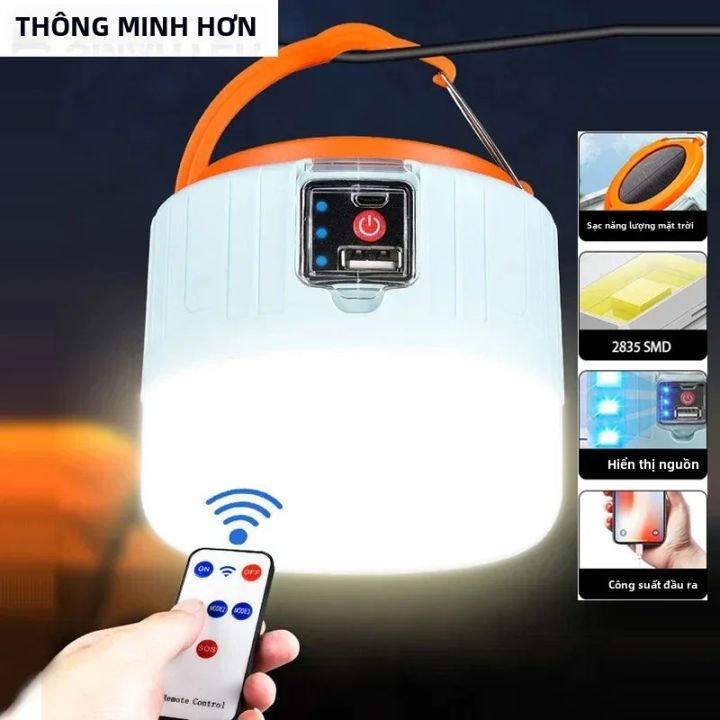 Đèn Lồng Cắm Trại LED Năng Lượng Mặt Trời Có Thể Sạc Lại Bằng USB Đèn ...