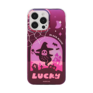 เคสโทรศัพท์มือถือ KOERCASE Lightning Lucky Star Pink Graffiti Cute Cartoon Original Design สำหรับ Apple iPhone 16 pro Max 15 pro 14 pro 13