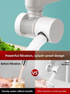 MONLEYTA | Japanese Water Purifier Faucet Filter Kitchen Anti-splash Face Washing Tap Domestic Water Supply Student Dormitory Tool