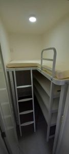 Loft bed customize for helper room singapore/store room/bomb shelter /helper room