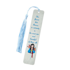 Bandai | Elsa Mulan Bạch Tuyết Kim Loại Dấu Trang Bằng Thép Không Gỉ Thiết Kế Hình Học Dành Cho Những Người Yêu Sách Người Hâm Mộ Công Chúa Món Quà Lý Tưởng Cho Giáng Sinh Sinh Nhật