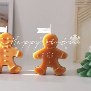 [Festival Theme]Gingerman Scented Candle Christmas Party Gift Aromatherapy Home Decoration