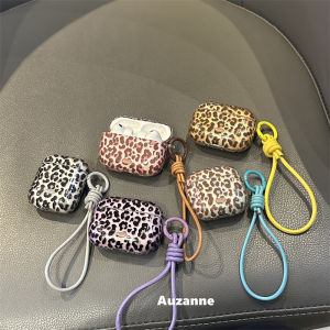 Retro Half-Transparent Gradient Leopard Print Protective Case for Apple Airpods pro 3rd Gen 2nd Gen 4th Gen Headphone Covers