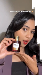 PARFUME VITALIS EAU DE PARFUM 50 ML PENGHARUM BADAN WANITA AROMA WANGI SEGAR & TAHAN LAMA