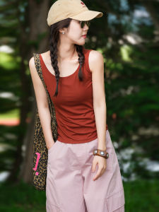 XIAOER | Ramie Cooling Wide Strap No-Peel Layering Vest