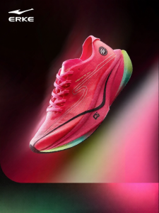 Erke | Cushioning Thick Sole Carbon Plate Competition Running Shoes