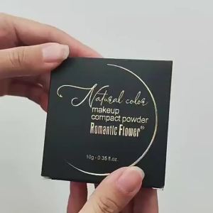 Phấn Phủ Lì Màu Nâu Lúa Mì Dành Cho Da Tối Màu Chống Mồ Hôi Kiềm Dầu Che Khuyết Điểm Tạo Khối Kèm Bông Phấn Và Gương