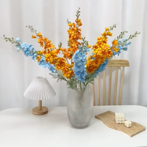 Artificial Hyacinth Artificial delphinium Artificial Flower For Wedding Banquet Bedroom Wedding