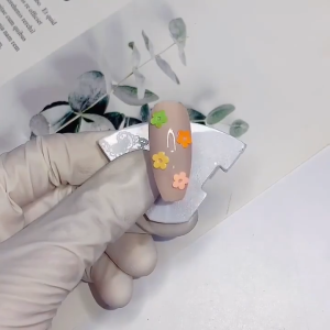 Double-ended Silicone Pen Hollowed Out Carving Pen Gradient Rendering Pen Spot Drill Nail Art Pen