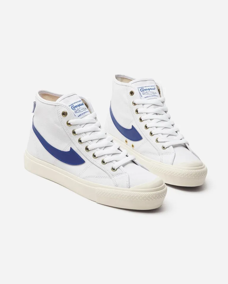 Official Product] Sepatu Compass Gazelle High - White Blue | Lazada  Indonesia