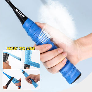 AmoKi Badminton Racket Towel Grip Handle Tape Absorbent Non-Slip Anti-Sweat Grip Strap