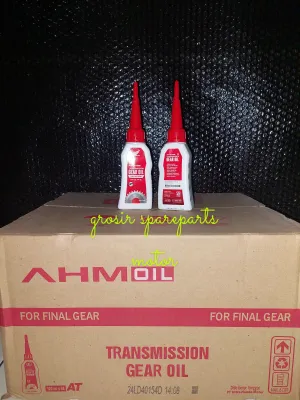 OLI AHM GEAR 120ML 10W-30 API SL AHM OIL TRANSMISSION GEAR OIL GEAR ISI 48 BOTOL PERDUS 1 DUS