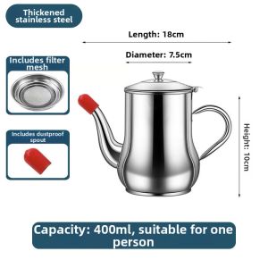 No-Oil-Hang Thickened Filtered Kitchen Oil Pot