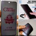 EVO - TECNO Tempered Anti Gores Privacy Ceramic Matte Anti Spy TG TECNO SPARK 30 4G/TECNO SPARK 30 5G/TECNO SPARK 30C 4G/TECNO SPARK 30C 5G/TECNO SPARK 30 PRO. 