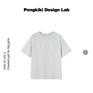 Áo Thun Galaxy Ice Sensation PONGKIKI Dành Cho Nữ Cỡ Lớn Nhanh Khô Thêu Ren Chống Nắng Cổ Tròn Tay Ngắn Mùa Hè Cotton Polyester