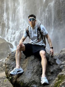 American Style Quick Dry 4-Part Shorts Mens Summer Travel Outfit Mountain Climbing Casual Sports Five-Part Horse Pants