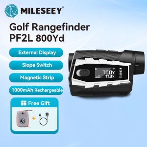 Mileseey Acpotel PF2L Golf Range Finder with Slope External Side Display ±0.5m Accuracy 1000 Yards Laser Golf Rangefinder Flag Pole Locking Vibration 1000mAh Rechargeable Range Finder Golf