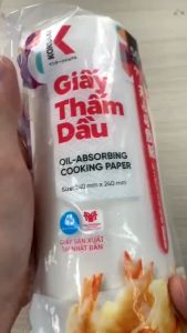 Giấy thấm dầu thực phẩm KOKUSAI Nhật Bản giấy thấm dầu ăn đồ chiên rán nhà bếp tiện lợi an toàn