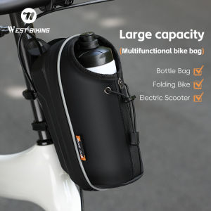 WEST BIKING Túi chai nước treo xe đạp Đa Chức Năng ghi đông xe đạp Túi đựng điện thoại di động Chai Túi 2.2L dung tích lớn chai nước đi xe đạp Túi Cho Xe đạp gấp Scooter MTB xe đạp đường trường
