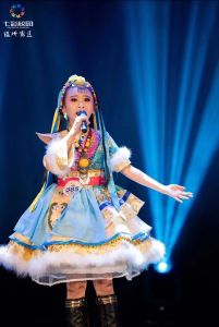 Promotion!! Happy Sunshine Tibetan Short Performance Costume Girl Mongolian Costume Tibetan Costume Performance Costume