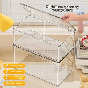 Dustproof Clear Acrylic Desk Organizer