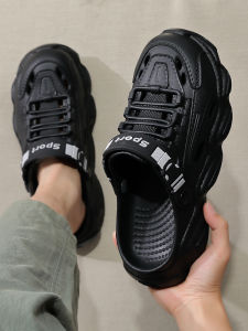 Mens Summer Outdoor Sandals Driving Sports Beach Anti-slip Deodorant Clog Shoes Casual Style EVA Material Slip-on Shoes