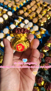 Set 5 hủ vàng ngũ đậungũ cốcngọc thực( có sẵn đậu)làm tháp tỏi trưng bàn thần tài thổ địa